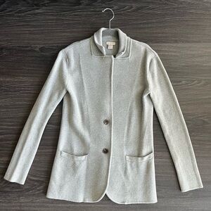 J Crew Grey Knit Blazer - XXS